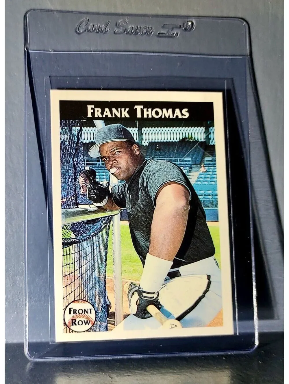 1992 Frank Thomas Front Row Baseball Card #4 Collector's Club